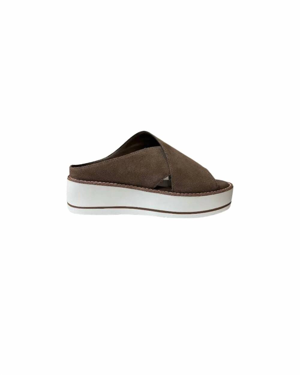NEW SILENT D women's orelia platform sandals in taupe